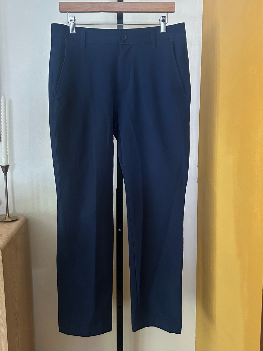 Under Armour Men’s Tech Pants Performance Golf Moisture Wicking Navy Blue 32/30